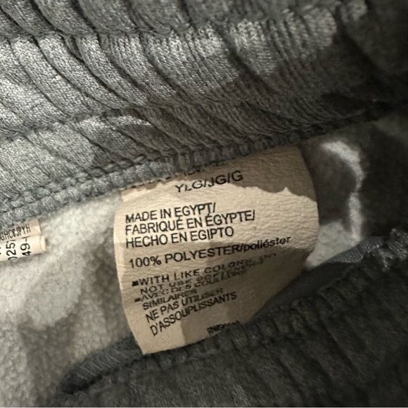 Under Armour Youth Light Gray Joggers with Black Accents - Picture 4 of 5